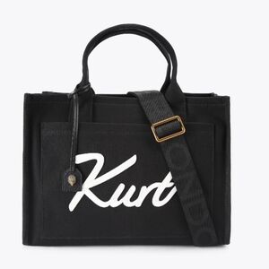 Kurt Geiger NWT Black Tote W/ Kurt Lettering & Dustbag